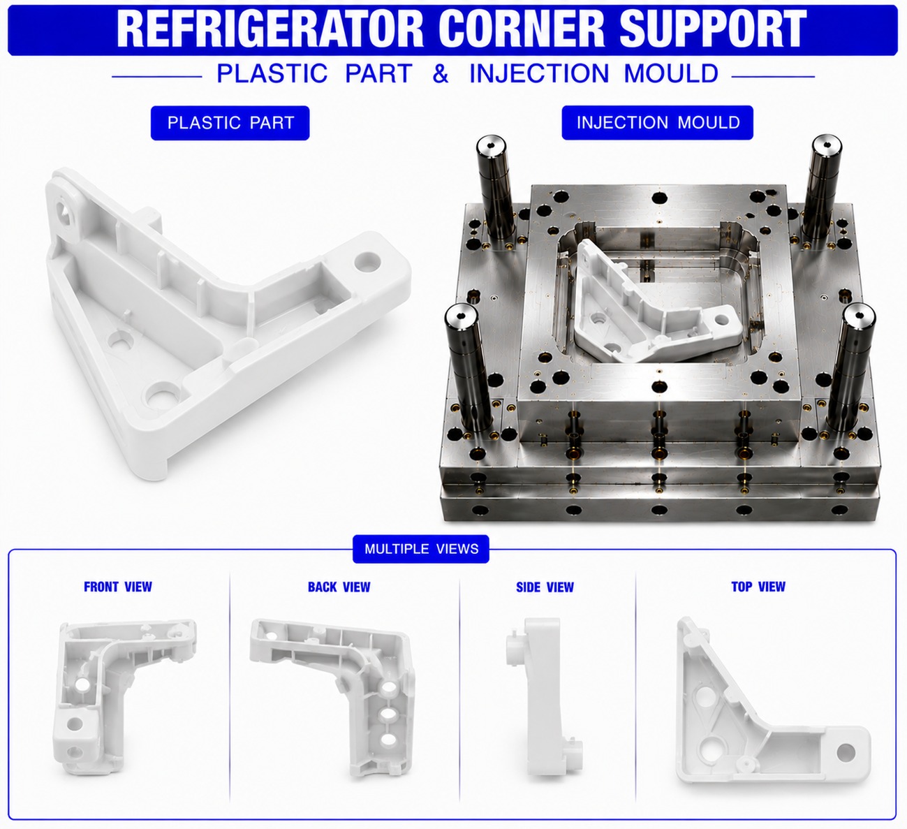 Refrigerator Plastic Corner Support